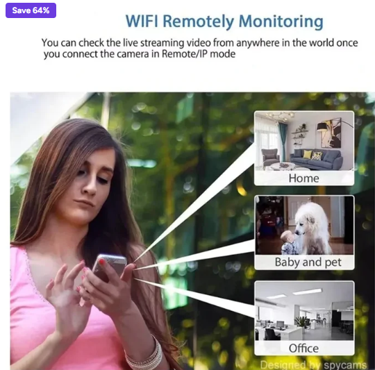 Last day 50% off Mini Camera Cctv 4K Mini WiFi IP Camera Hidden Built-in BATTERY