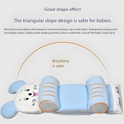 Baby Shapping Head Pillow + Feeding Spoon (FREE Baby Pacifier)