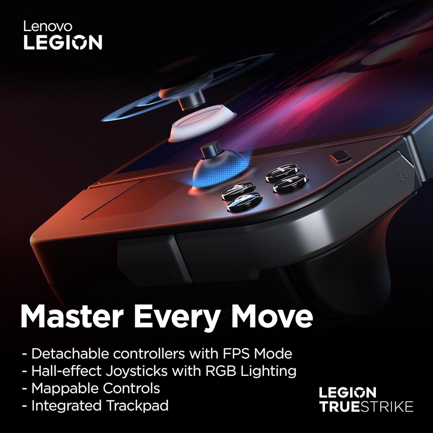 Lenovo Legion Go 8.8" 2K جهاز ألعاب محمول | Ryzen Z1 Extreme | 16GB | 512GB SSD