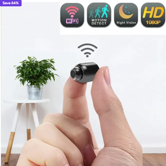 Last day 50% off Mini Camera Cctv 4K Mini WiFi IP Camera Hidden Built-in BATTERY